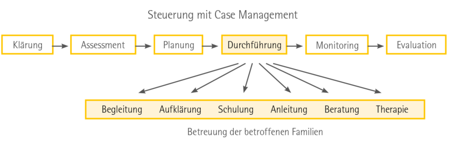 Grafik Steuerung mit Case Management